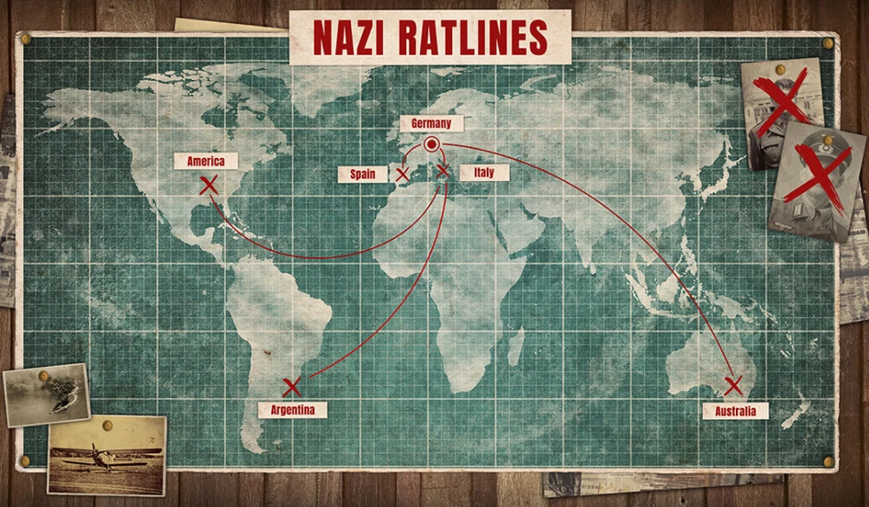 Ratlines: Las rutas de escape nazis tras la caída del Tercer Reich