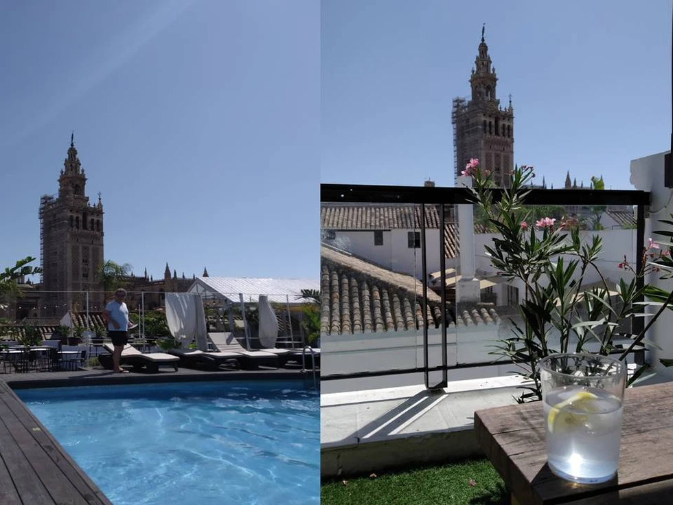 Un atardecer apacible con bonitas vistas...