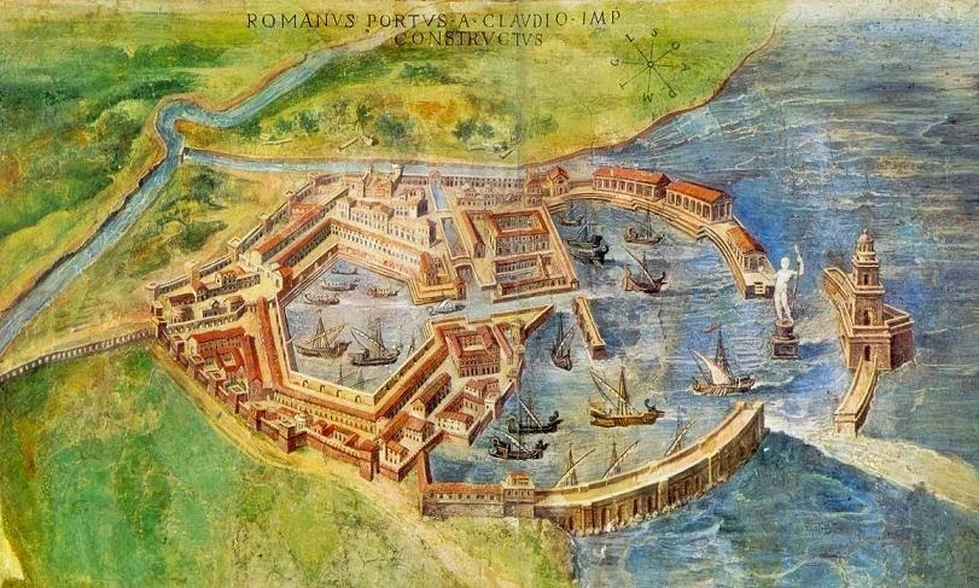 Así era Ostia Antica, una de las ciudades mas prósperas de la Antigua Roma