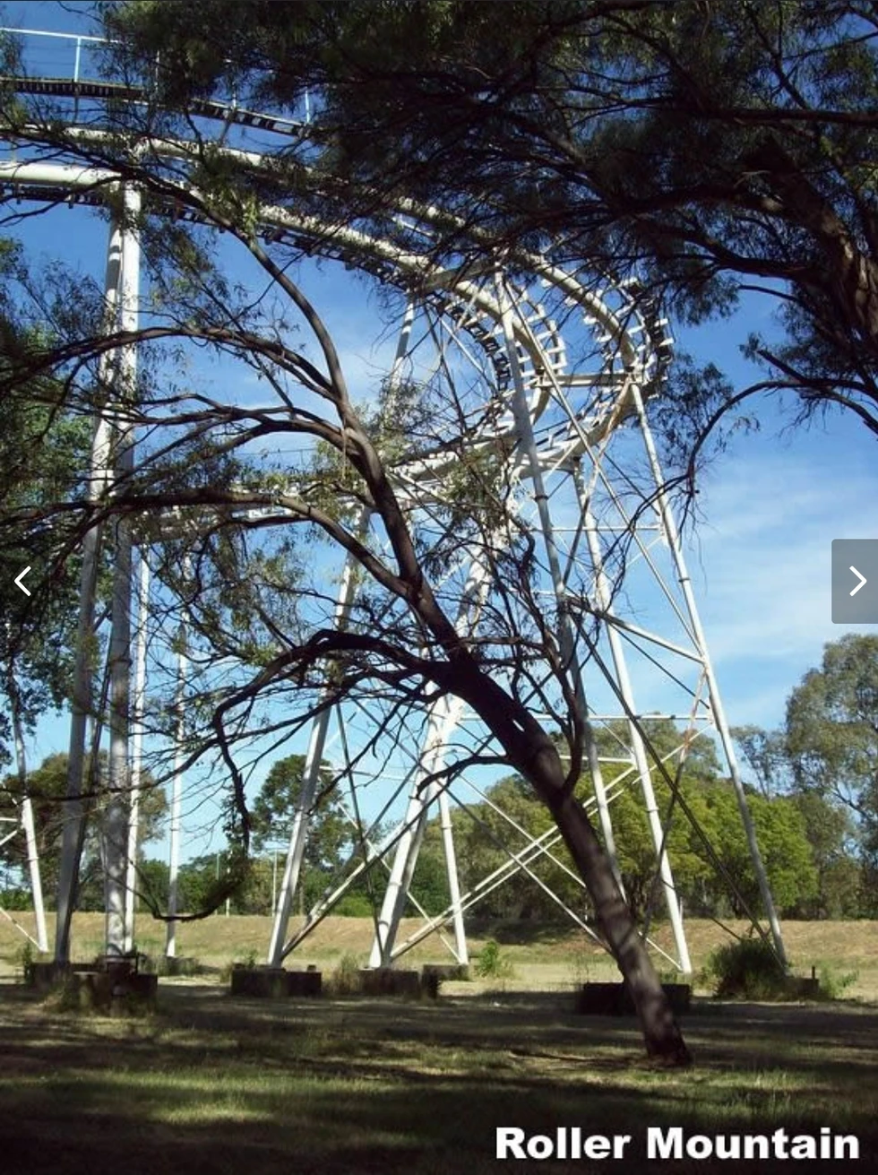 La montaña rusa que nunca funcionó en el parque de la ciudad de Buenos Aires