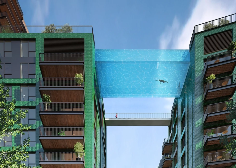 Una piscina de vértigo