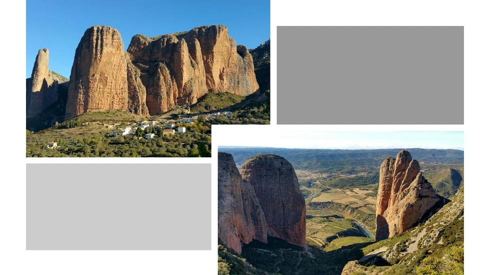 Los imponentes Mallos de Riglos, en Huesca