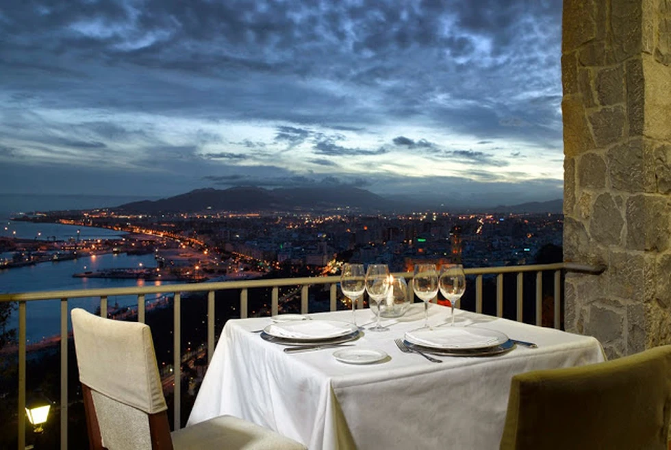 Un sitio con unas estupendas vistas en Málaga...