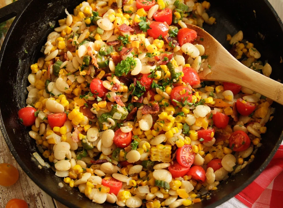 Succotash, una deliciosa receta nativo-americana...