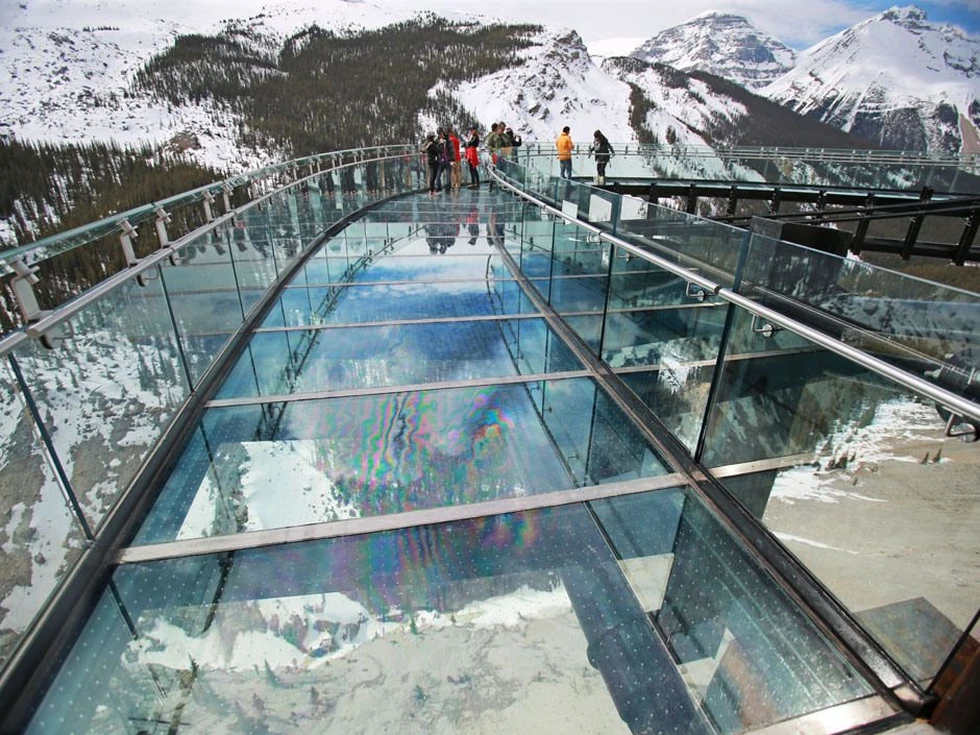 Espectaculares vistas de las Montañas Rocosas canadienses...