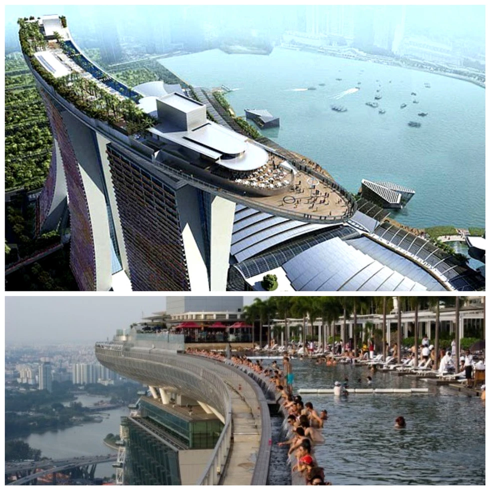 Marina Bay Sands, un espectáculo  en Singapur