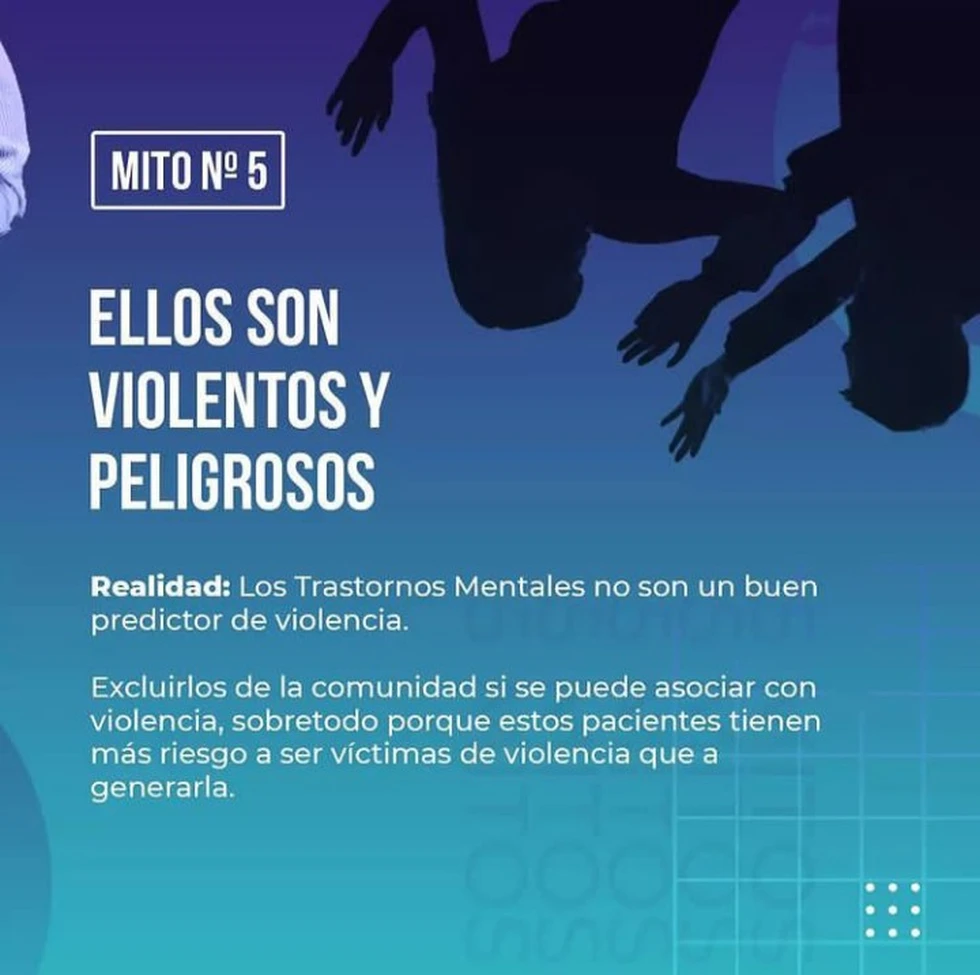 Mitos sobre los trastornos mentales. Mito # 5