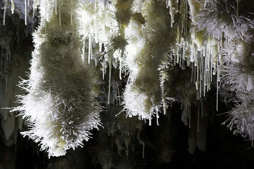 Estalactitas excéntricas en El Soplao