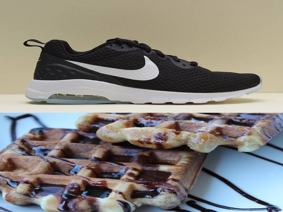 ¿Sabes qué relación hay entre las zapatillas de deporte Nike y los gofres?