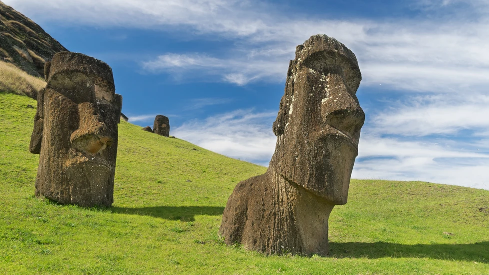 ¿Quién construyó los moai?