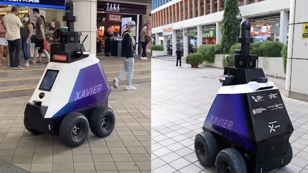 Los robots patrulleros de Singapur