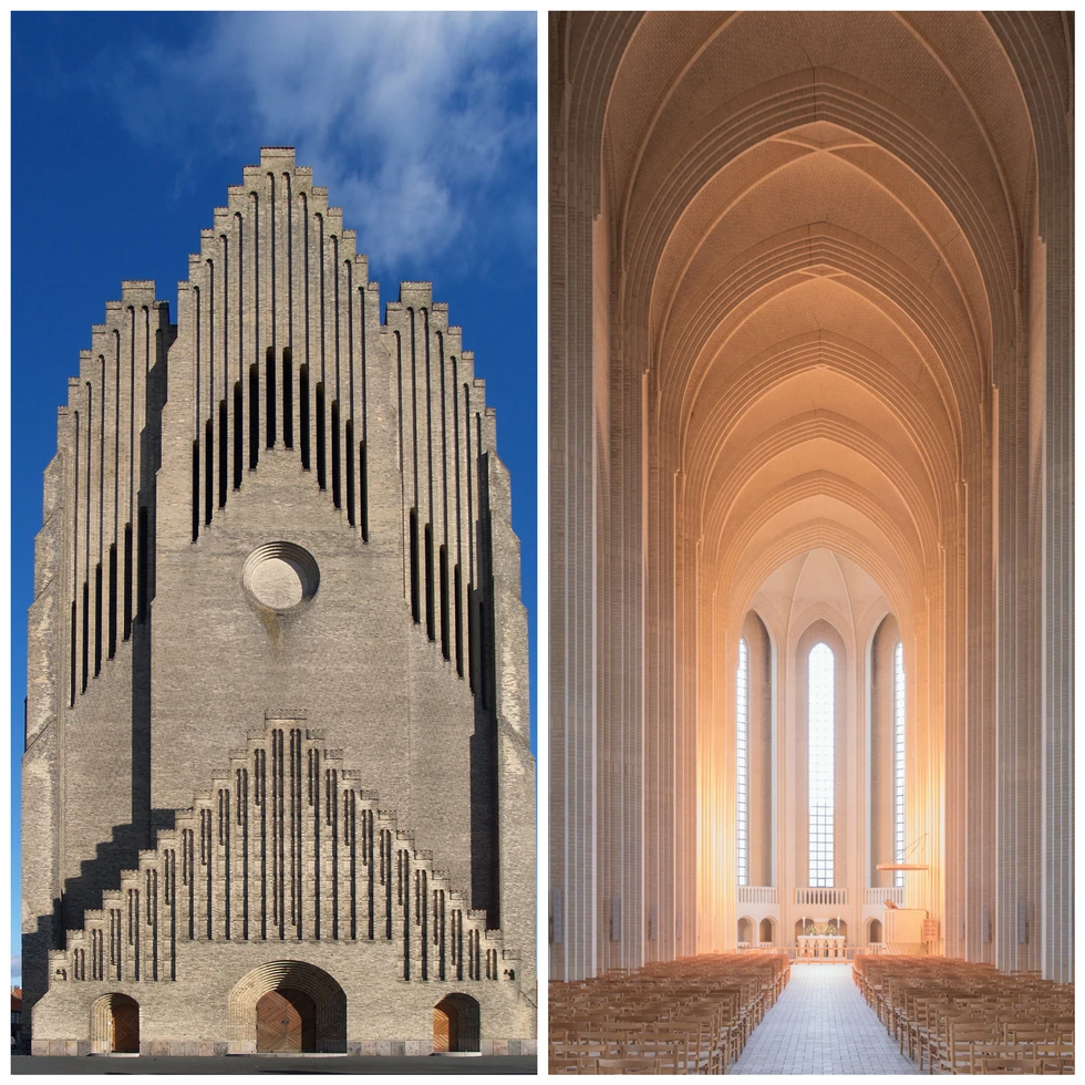 La espectacular iglesia de Grundtvig
