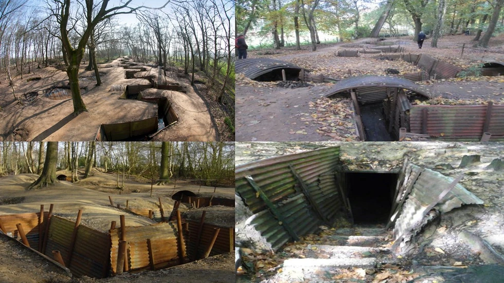 Vestigios de la Primera Guerra Mundial...