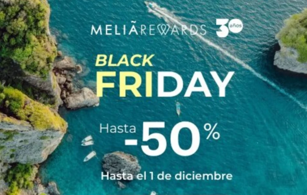 Meliá adelanta su Black Friday para ofrecer hasta un 50% de descuento en sus hoteles