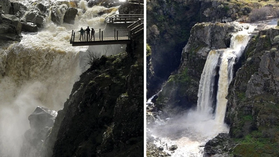 El Pozo de los Humos, el Niágara español...