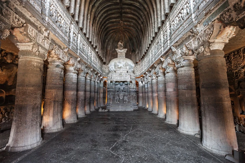 Las increíbles Cuevas-Templo de la India: Ajanta y Ellora