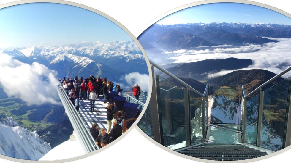 Dachstein Sky Walk, un lugar imponente en los Alpes...