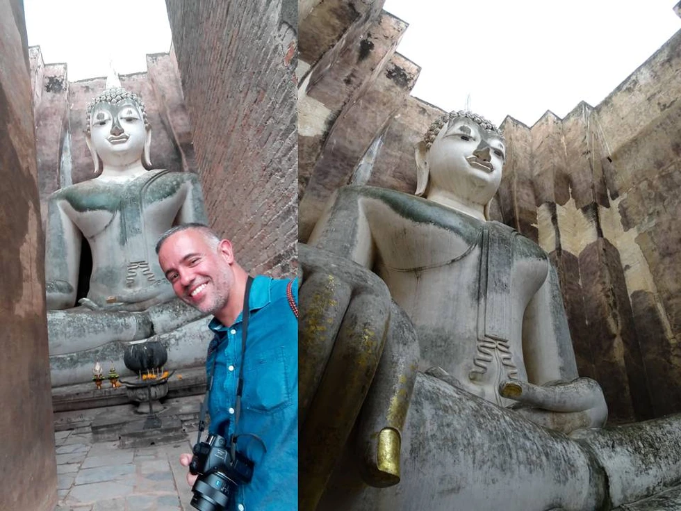 El Wat Si Chum o Templo del Árbol Sagrado...