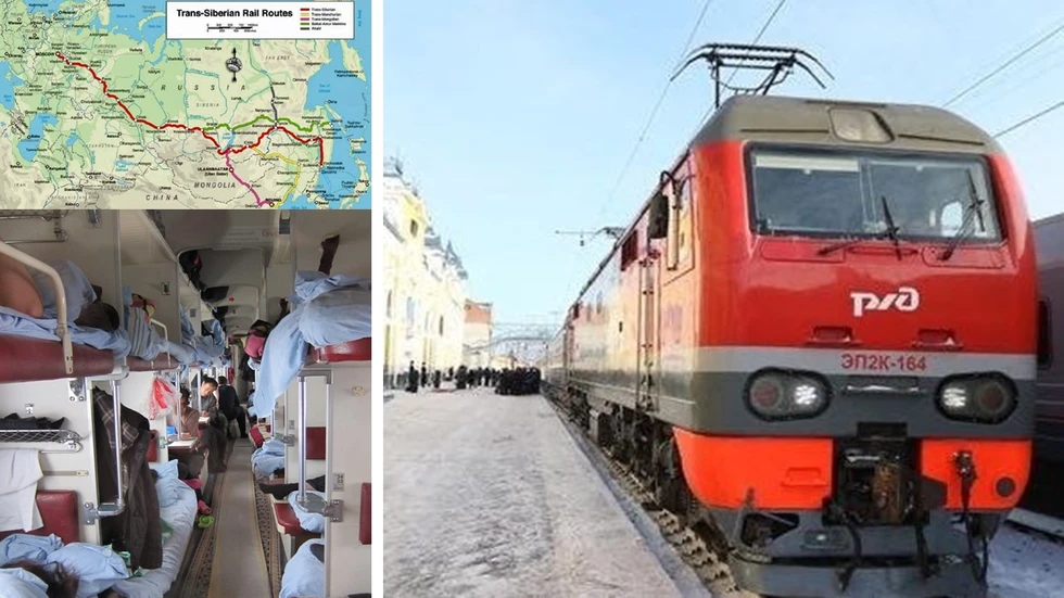 El mítico transiberiano, un trayecto en tren de más de 9.000 km