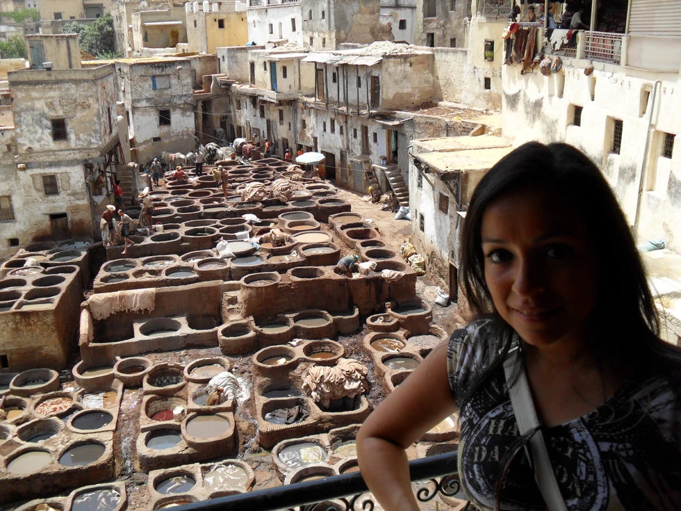 Curtiduría Chouwara o Plaza de los Curtidores de Fez, un pintoresco lugar...