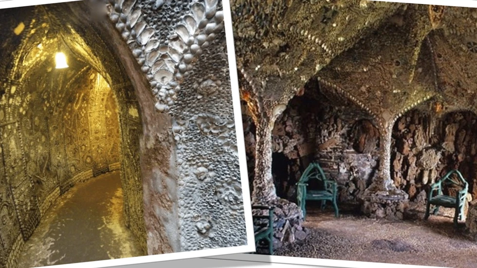 The Shell Grotto, la curiosa gruta de las conchas...
