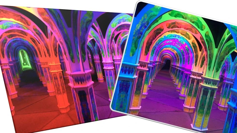 Un curioso y psicodélico laberinto que no se pueden perder en San Francisco...