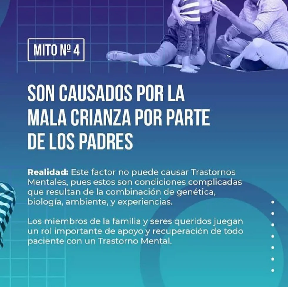 Mitos sobre los trastornos mentales. Mito # 4