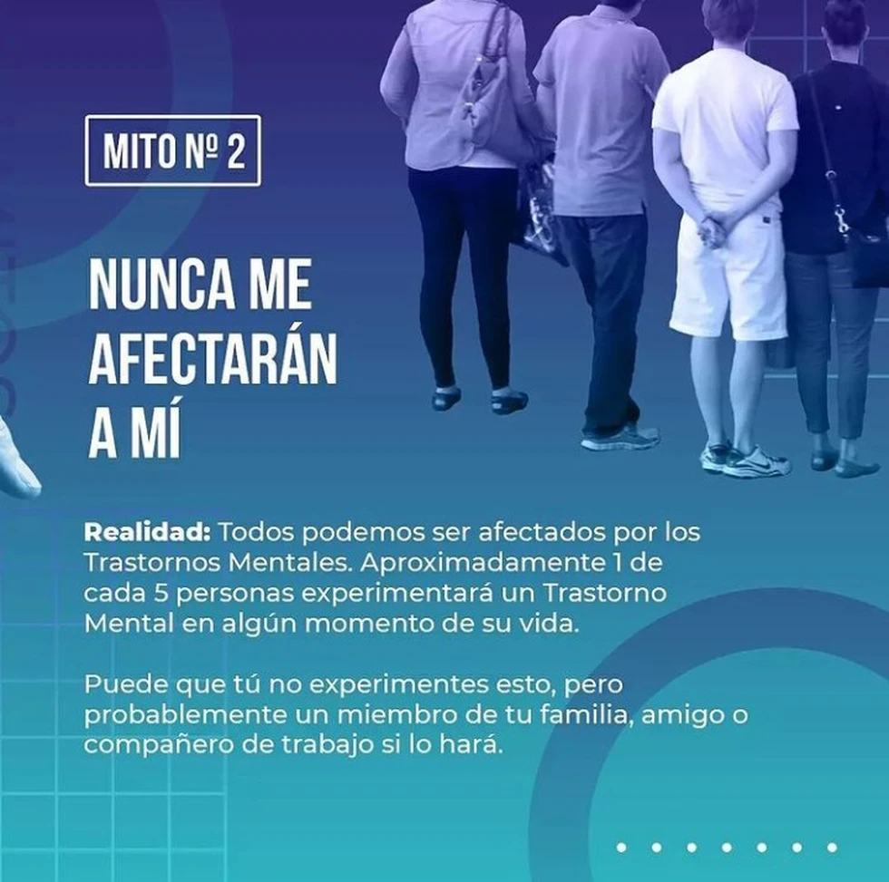 Mitos sobre los trastornos mentales. Mito # 2