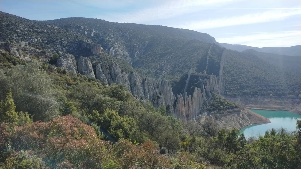Paseo hasta la "muralla china" de Huesca