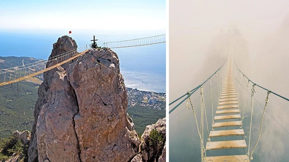 Puentes colgantes de Ai-Petri, sólo para valientes...