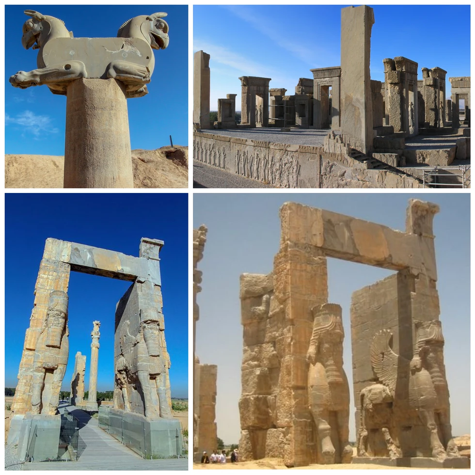 Persépolis, la majestuosa capital del antiguo Imperio Persa...