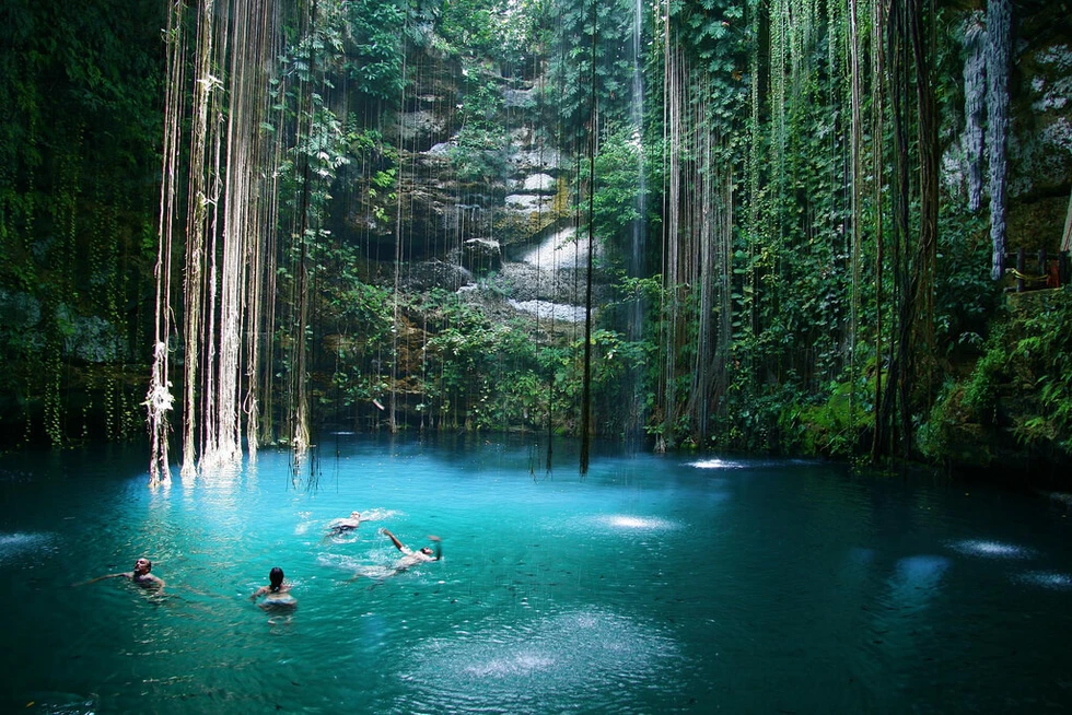 Cenote Ik-Kil, una maravilla natural mexicana...