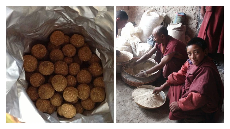 Tsampa, alimento tibetano para tiempos de escasez...