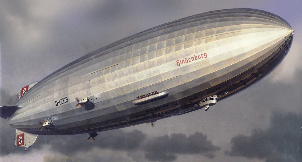 El desastre del dirigible Hindenburg