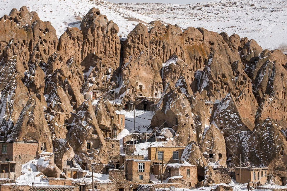 El curioso pueblo iraní de Kandovan...