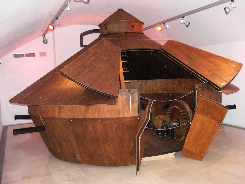 Un diseño extraordinario de Leonardo da Vinci...