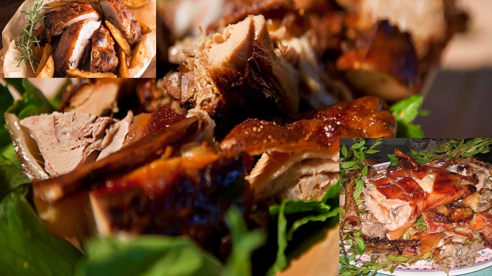 Sabrosa carne en Cerdeña...