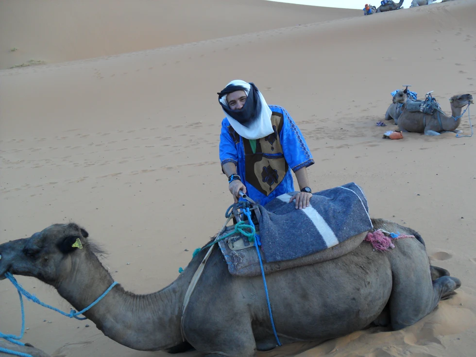 ¿Cómo era viajar en caravanas por el desierto?