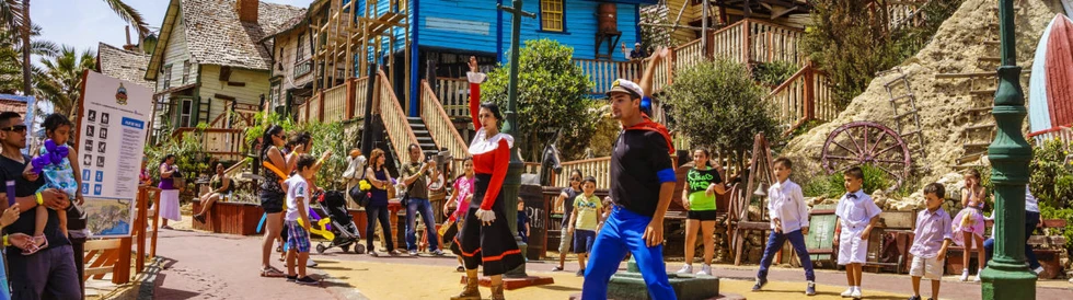 Popeye Village,  un rincón en Malta con un encanto especial.