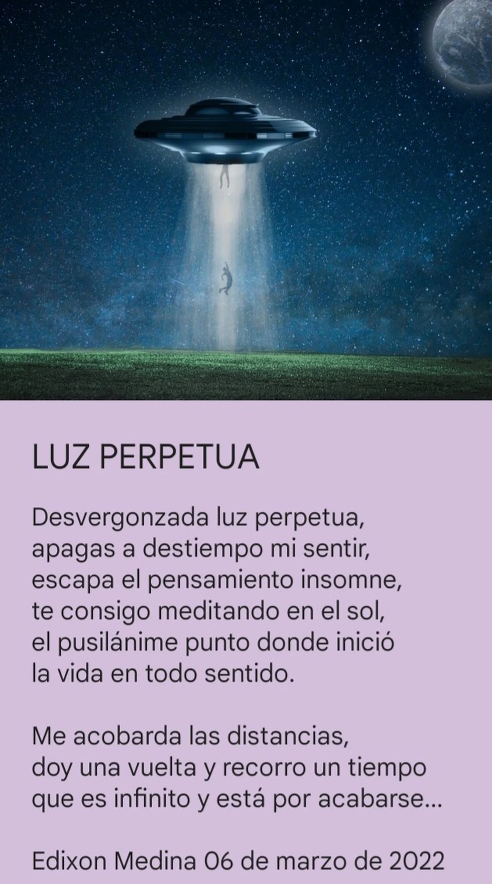 Poesía del 6 de Marzo del 2022