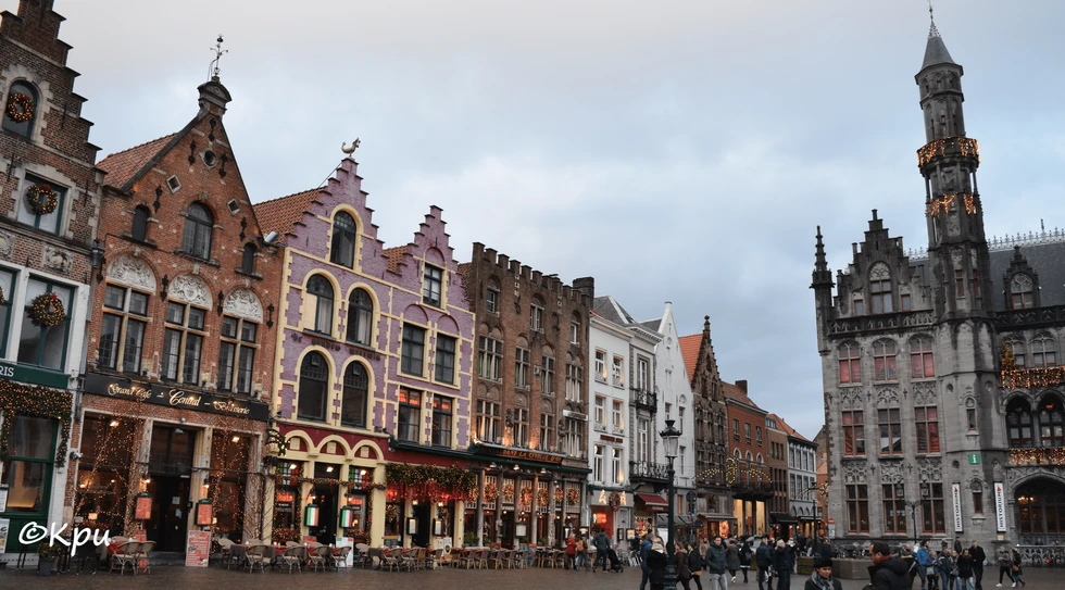 Centro histórico de Brujas, espectacular...