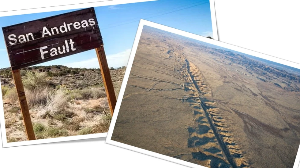 La espectacular Falla de San Andrés