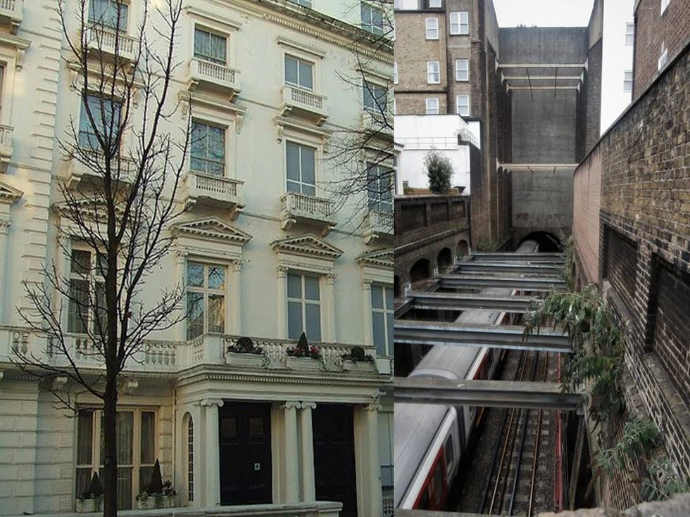 Un curioso lugar de Londres: las casas falsas de Leinster Gardens