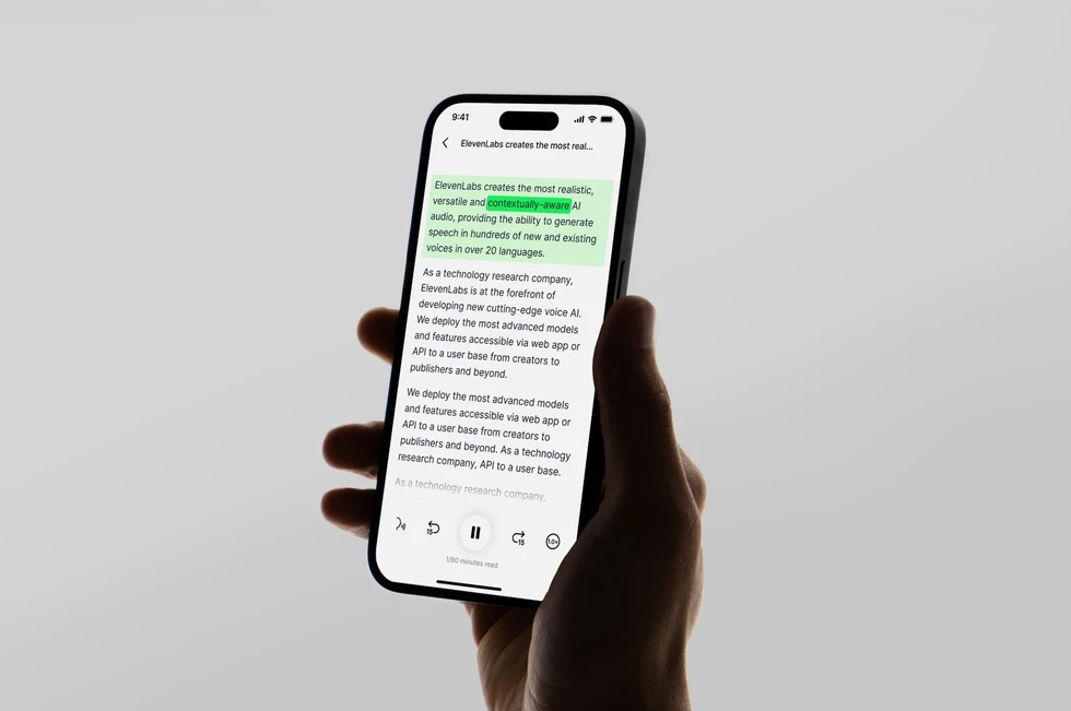 Convierte textos escritos en narraciones de alta calidad con esta aplicación