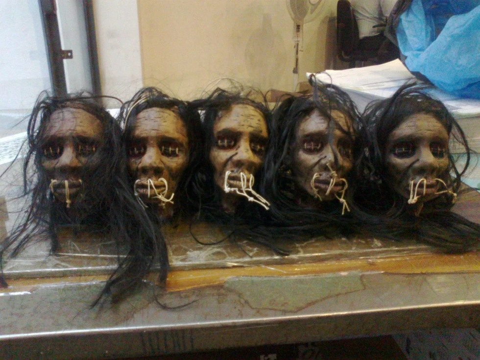 Los jíbaros y la reducción de cabezas humanas...