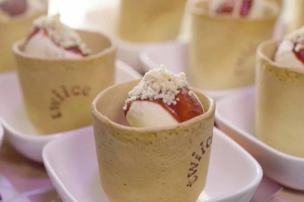 Café en tazas comestibles, un interesante proyecto piloto