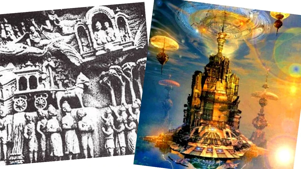 Las MÁQUINAS VOLADORAS de los antiguos textos hindúes