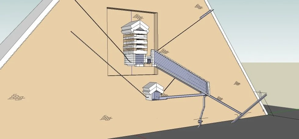 ¿Cómo es la gran pirámide de Egipto por dentro?