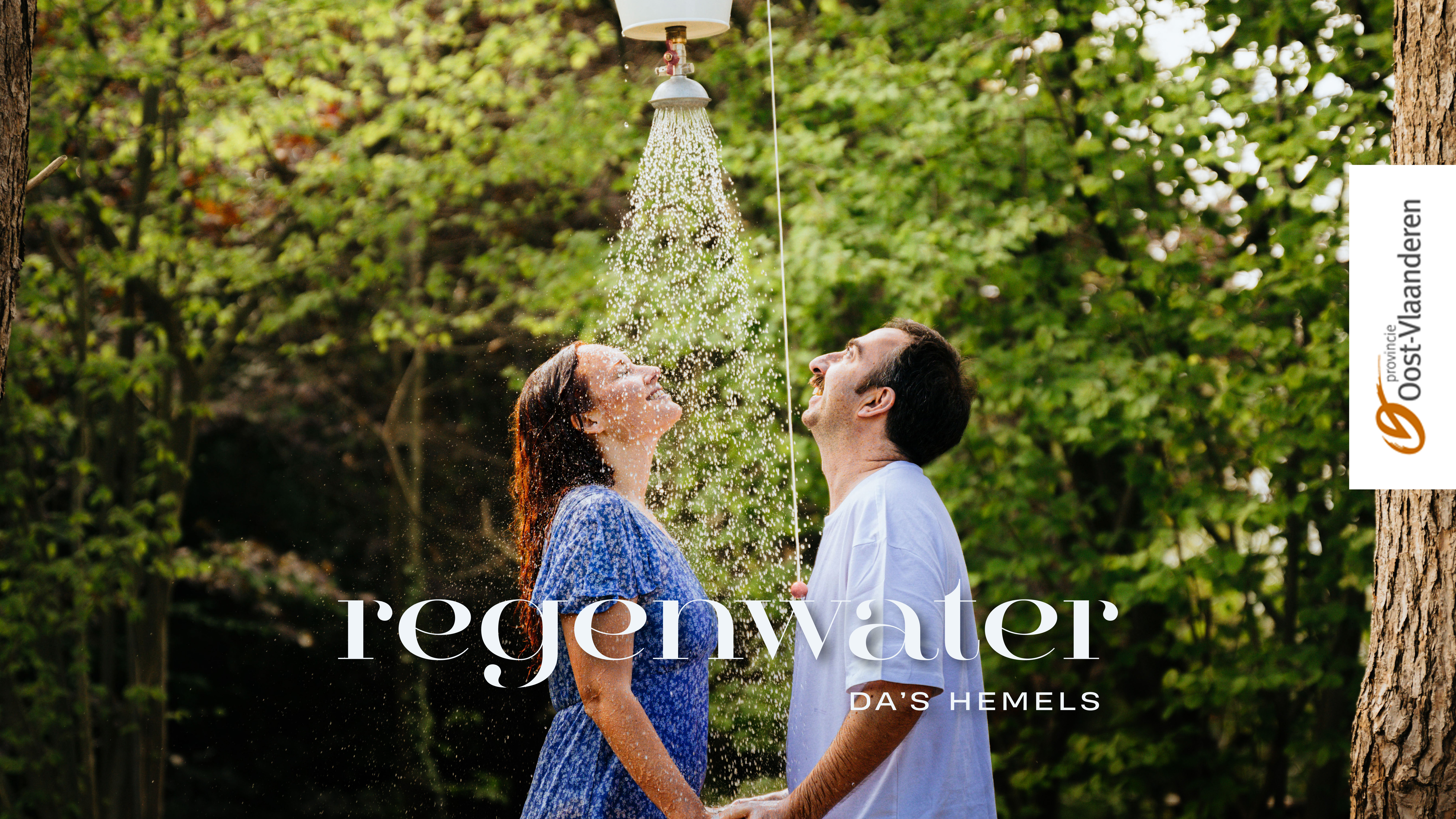 Nieuwe campagne Provincie Oost-Vlaanderen wakkert opvang en hergebruik regenwater aan