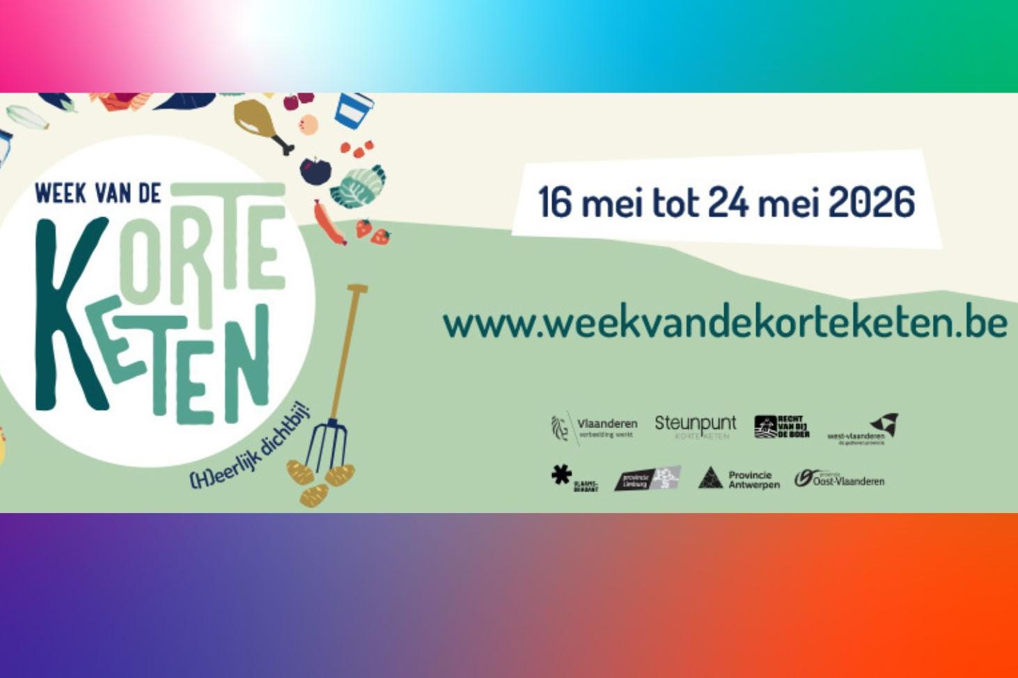 Doe mee aan de Week van de Korte Keten van 16 tot 24 mei 2026